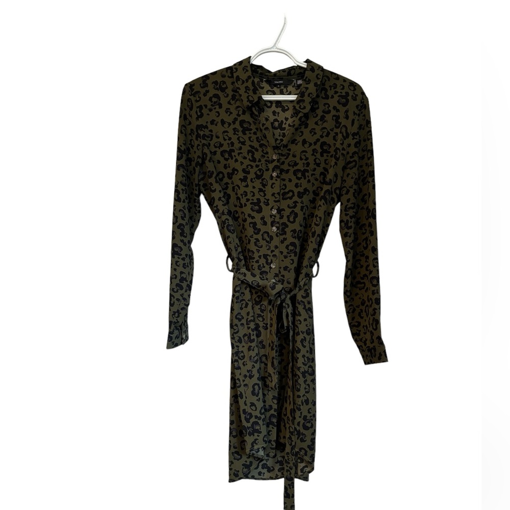 Vero Moda animal print long sleeve dress size Medium